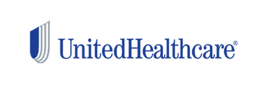 A black background with the word united health